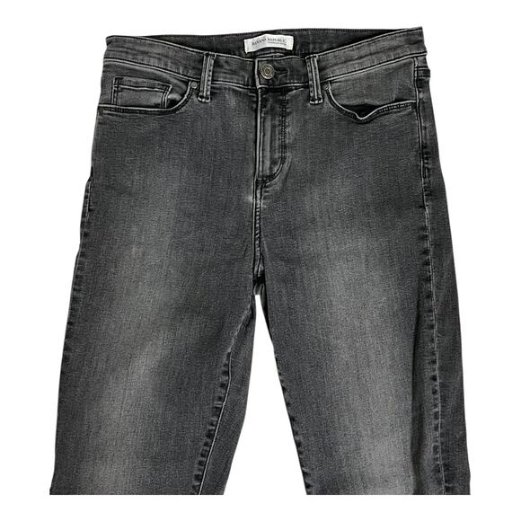 Banana Republic Jeans Women's 29 Gray High Waist Skinny Ankle Denim Pants - Picture 2 of 6